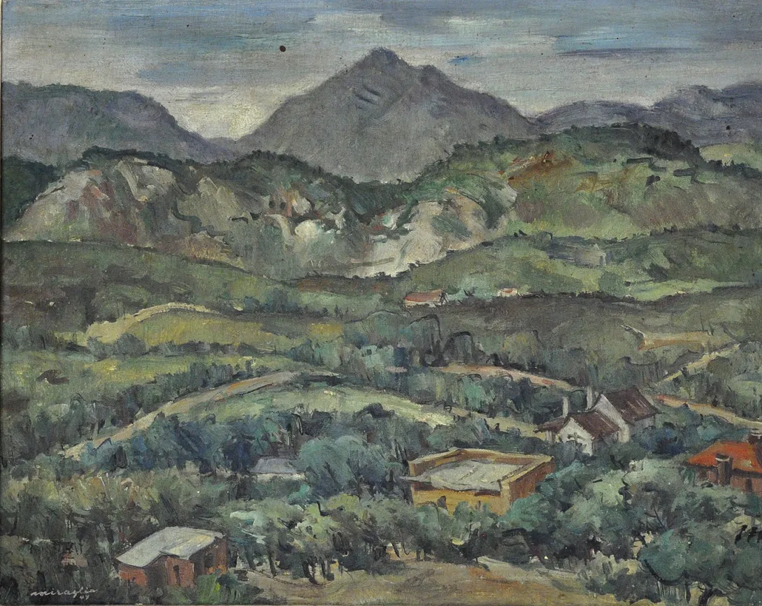 Inv. 1062 / Juan Carlos Miraglia / Paisaje de Unquillo / MPBA