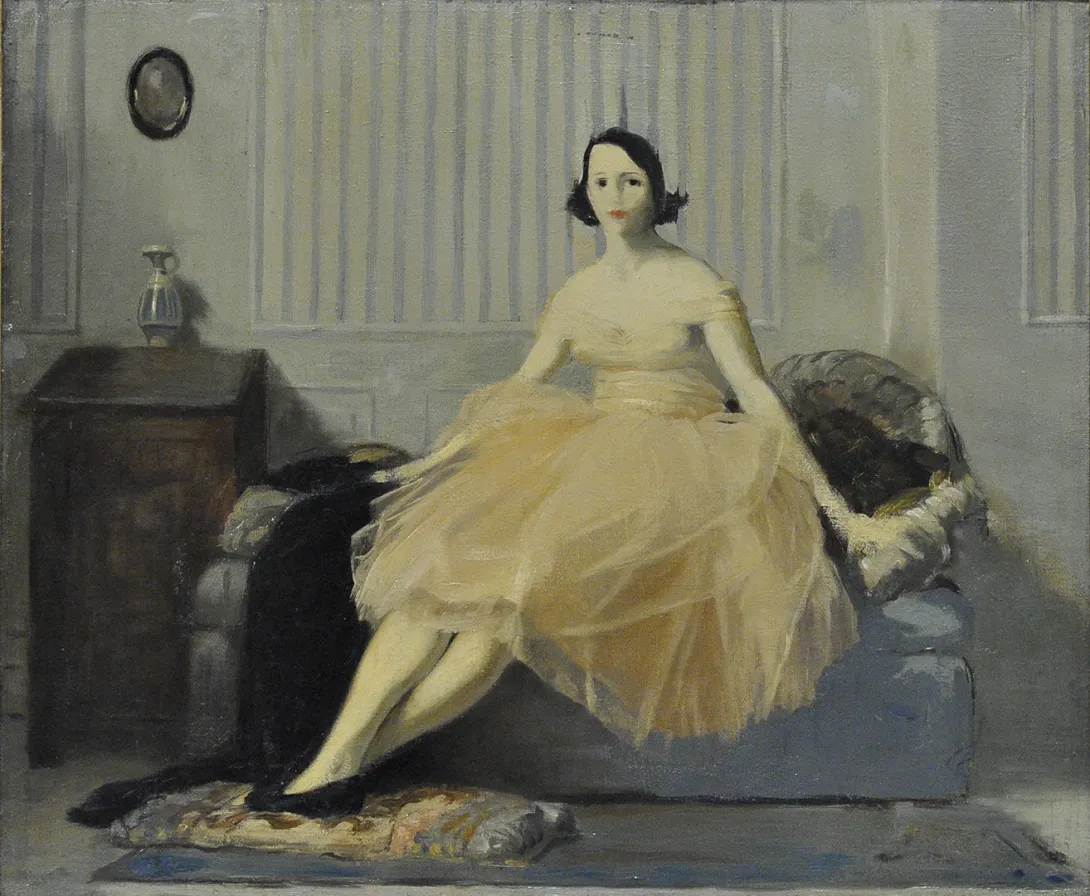 Inv. 185 / Lía Correa Morales / Boceto para un retrato / MPBA