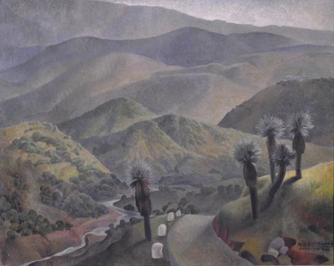 Inv. 709 / Manuel Emilio Coutaret / Altas cumbres / MPBA
