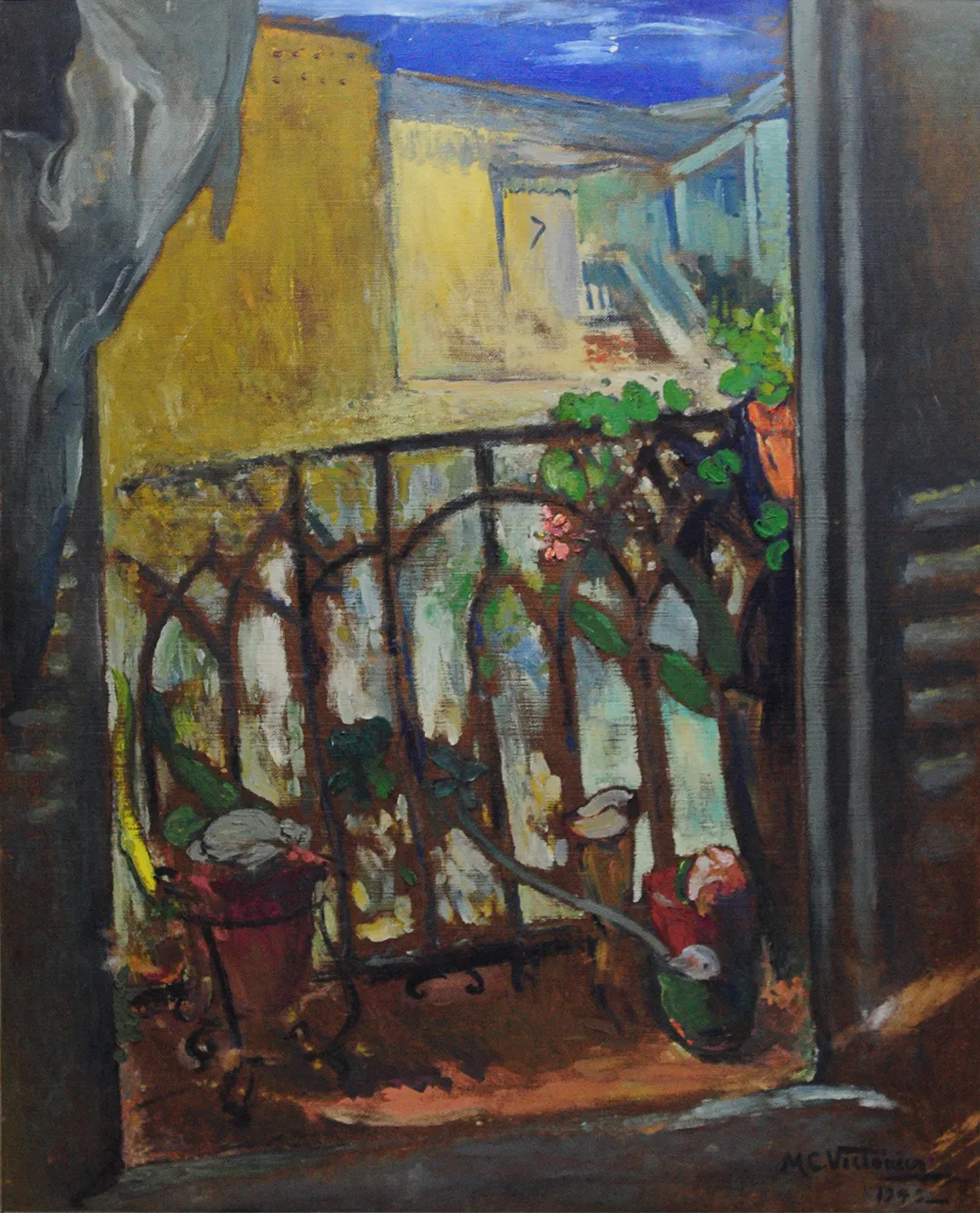 Inv. 1179 / Miguel Carlos Victorica / Balcón / MPBA