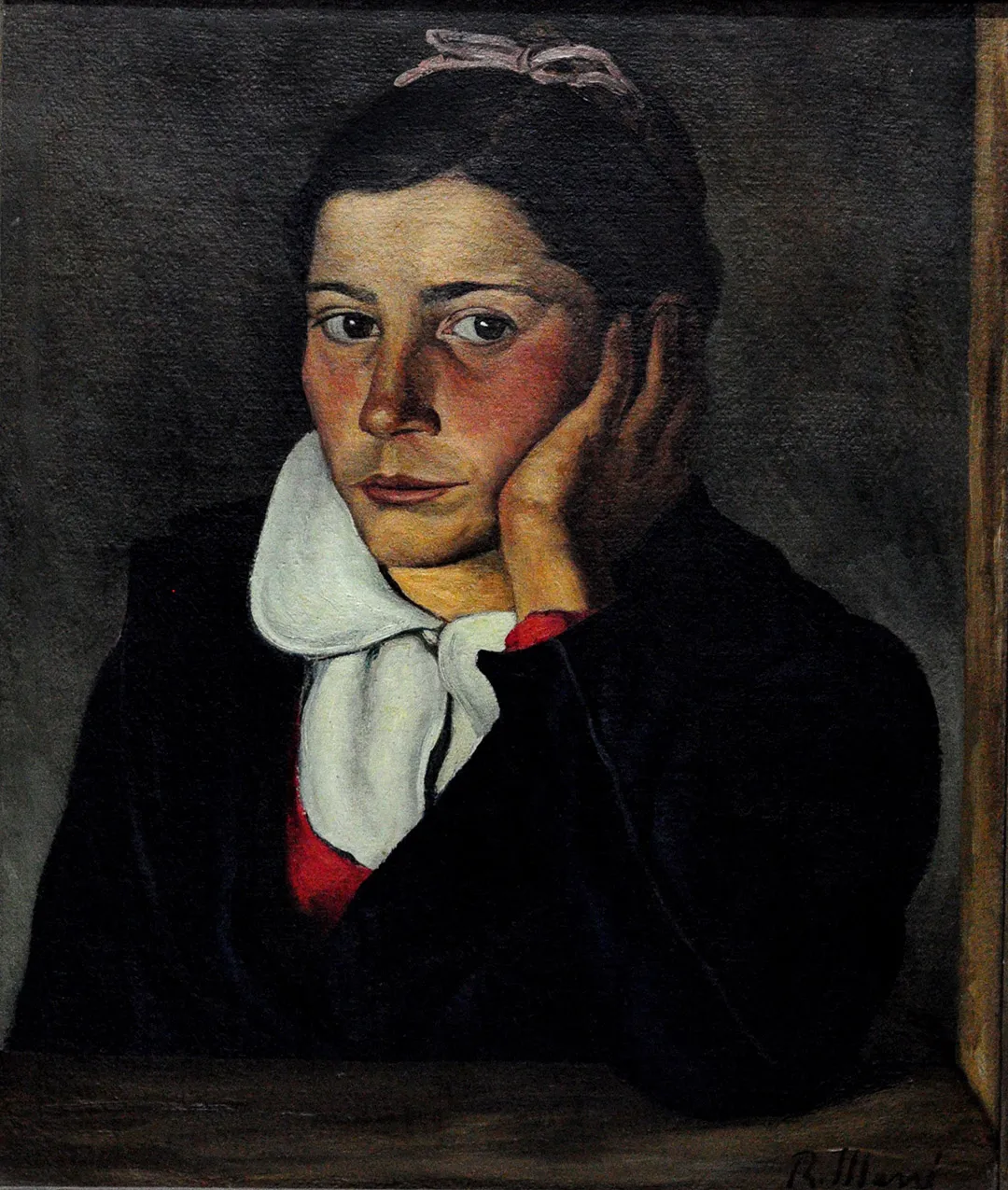 Inv. 673 / Ricardo Marre / Figura de niña / MPBA