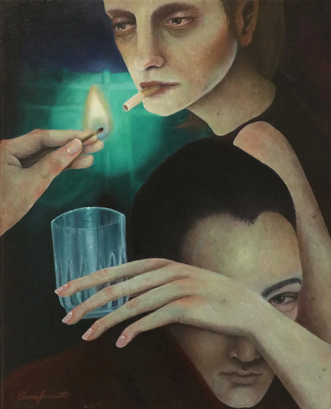 Inv. 3375 / Chiara Girimonti / Mujer con vaso / MPBA