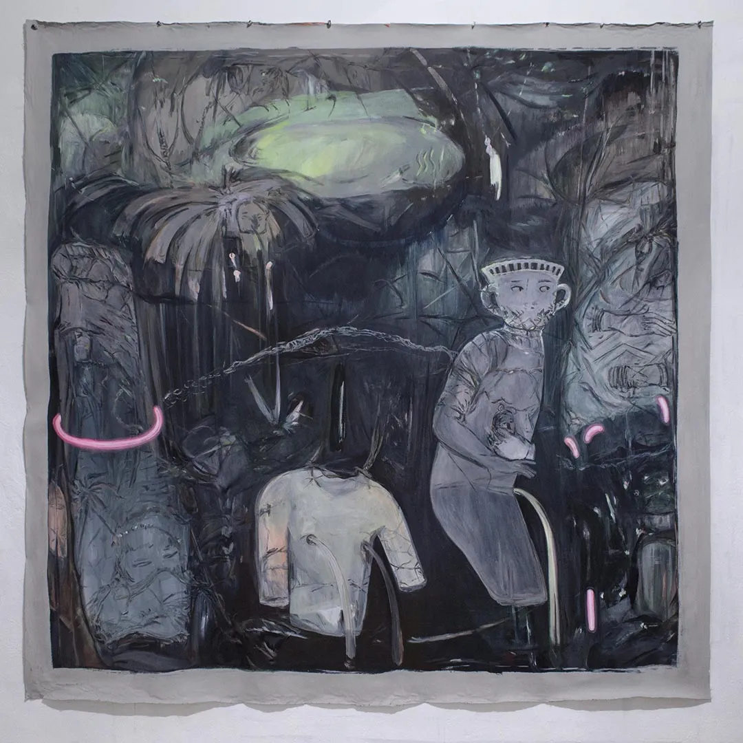 Inv. 3382 / Julieta Barderi / El estanque / MPBA