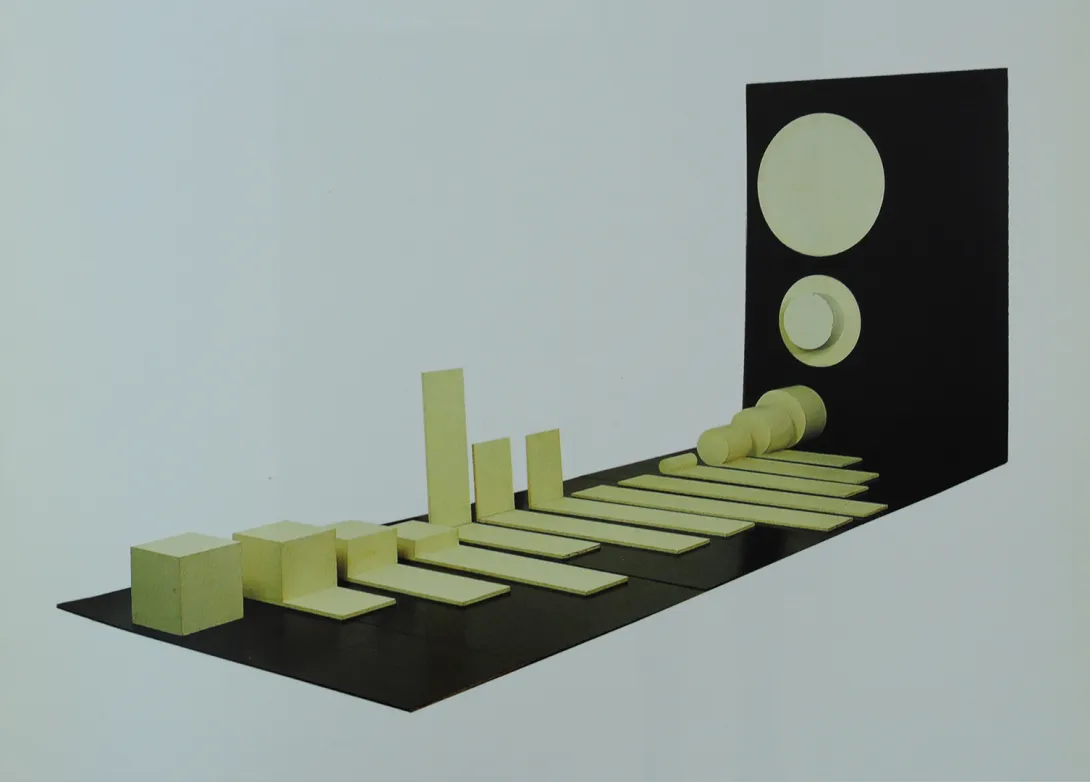 Inv. 2113 / Norberto Gómez / Del círculo al cubo / MPBA